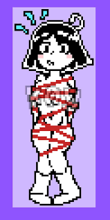 is this technically bondage? [Chara](Pixel art) : r/UnderTail