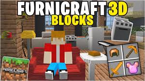 Dado que la mayoría de los muebles son una entidad, esto significa que puede girar fácilmente los actualmente, todos los muebles están en el inventario creativo cuando buscas furnicraft y verás todos los muebles allí. Moveis 3d Realistas Para Minecraft Pe 1 16 Furnicraft 3d Block Addon Bedrock Youtube