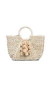 Hat Attack Round Handle Tote Straw Bags Woven Bag Bags