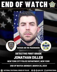 🔹 Blessed Are The Peacemakers 🔹 Detective First Grade Jonathan Diller New  York City Police Department, New York End of Watch: Monday, March 25, 2024  #EnoughIsEnough #OfficerDown #EOW #ThinBlueLine