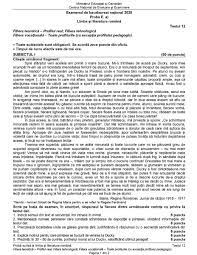 Agenția națională pentru curriculum și evaluare a publicat testele de exersare pentru sesiunea de bacalaureat din acest an. Variante Bac 2021 Toate Materiile Teste De Antrenament