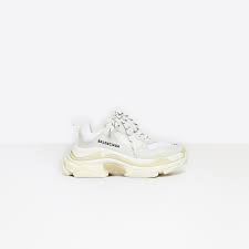 triple s trainers white for women balenciaga