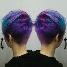 Modernsalon On Instagram Really Feeling This Galaxy Pixie By Diriagoly Use Modernsalon To Show Us You Pixie Hair Color Short Hair Styles Short Hair Color