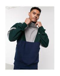 adidas Originals Baumwolle – Samstag – es Sweatshirt mit Rollkragen in Grau  für Herren - Lyst