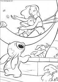 Simple lilo and stich coloring page. Liloå'Œé'ˆæ³•ç€è‰²å›¾ç‰‡ None