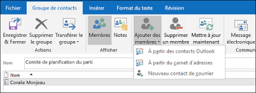 Maybe you would like to learn more about one of these? Ajouter Des Personnes A Un Groupe De Contacts Dans Outlook Pour Pc Outlook