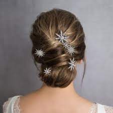 Diamante Star Hair Pins Miss Clemmie Hand Crafted Artisan Bridal Accessories Little Bo Hair Accessories Beautiful Hair Accessories Hair Accessories Jewelry