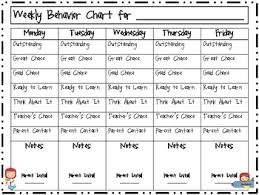 Outer Space Themed Behavior Chart Clip Up Clip Down