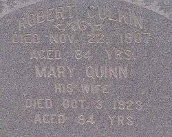 Quinn culkin is an american actress who was born on november 8, 1984, in new york city, new york. Mary Quinn Culkin 1839 1923 Find A Grave Memorial