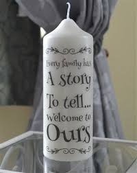 Personalised Christmas Candles