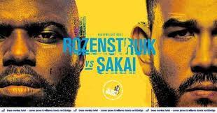 Sakai will take place saturday, june 5 from ufc apex in las vegas. Ufc Fight Night Rozenstruik Vs Sakai Brass Monkey Hotel Perth 6 June 2021