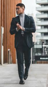 Image result for black funeral dress men