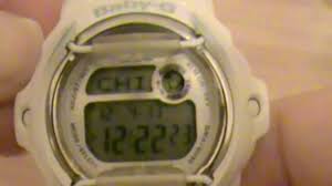 Set Time On Your Baby G Watch Youtube