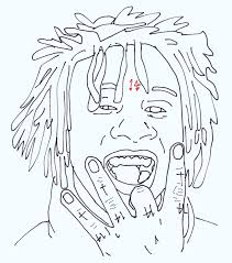 Sfsd trippie redd coloring pages poster canvas art poster and wall art picture print modern family bedroom decor posters 12×18inch(30×45cm): Str8upart Str8upart Twitter