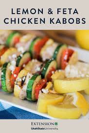 Whata S So Magical About Mealtime Lemon Feta Chicken Kabobs In 2020 Nutrition Recipes Feta Chicken Chicken Kabobs