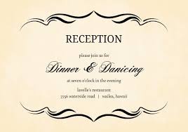 If you are hosting both the wedding and the reception at the same venue, then the wording may consist of a line added to the wedding invitation, stating that it will immediately follow the wedding. Unique Wedding Announcement Wording You Will Love