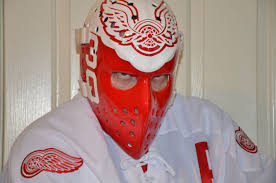 Ron Low Wings Mask Detroit Red Wings 1977 1978 Hockey Goalie Goalie Mask Detroit Red Wings