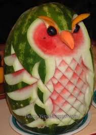 Watermelon Food Carving So Creative And Visual The Gardening Cook Creative Food Art Food Sculpture Veggie Art