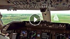 The 747 is not the only aircraft to have one, but it certainly is the most dramatic! Boeing 747 400f Rainy Landing In Lusaka Zambia Cockpit View W Atc
