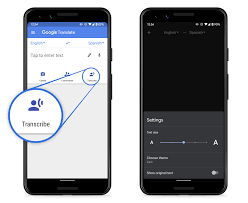 You can click here to download and install google translate app for iphones or ipads. Now You Can Transcribe Speech With Google Translate
