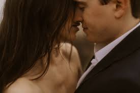 Brittney + Michael's Winter Engagement Session in the Mountains