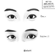 Nct Drawing Fanart Mark Haechan Cara Menggambar Sketsa Lukisan Wajah