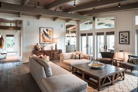 Charming Beach Cottage On Whidbey Island Gets Beautifully Refreshed Modern Beach House Decor Cottage Living Rooms Beach Cottages