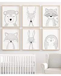 Wall Prints For Any Nursery Theme Nursery Animal Prints Nursery Themes Nursery Art Prints