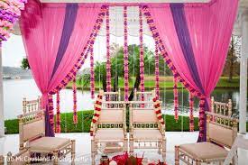 Indian Wedding Decorations Pink Purple Outdoors Mandap Indian Wedding Decorations Mandap Wedding Decorations