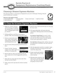To Clean The Schaerer Espresso Machine Cleaning Manualzz