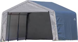 /2.4 m of door clearance. Shelterlogic Outdoor Storage Shed In A Box Peak Top Grey 12 X 12 X 8 Ft Shelterlogic Sheds Outdoor Storage Walmart Com Walmart Com