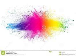 Photo About Abstract Multi Color Powder Explosion On White Background Freeze Motion Of Color Dust Particles Splash Painted H Color Powder Abstract Color Dust