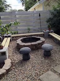 Note the pale teal glass beads in the fire pit. 23 Easy To Make Ideas Building A Small Backyard Seating Area Homedesigninspired