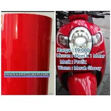 Max decal high glossy carbon 5d 6d vinyl skotlet mobil motor. Jual Permeter Stiker Sticker Skotlet Scotlet Scotlite Skotlite Red Merah Kilap Gloss Glossy By Profix 45cm X 1 Meter Inkuiri Com