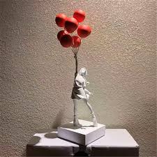 Banksy Store Com Banksy Flying Balloons Girl Resin Sculpture See more ideas about banksy, banksy art, street art banksy. banksy flying balloons girl resin sculpture