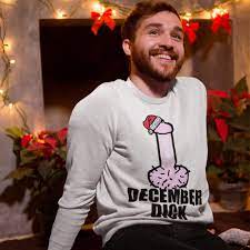December Dick Funny Dirty Christmas Sweater - Teeholly