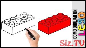How To Draw Lego Lego Simple Drawings Step By Step Drawing In 2020 Easy Drawings Drawing Tutorial Easy Cute Easy Drawings