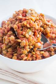 Lentils In Crushed Tomato Sauce Brooklyn Farm Girl Recipe Lentil Recipes Easy Lentil Recipes Lunch Recipes Healthy