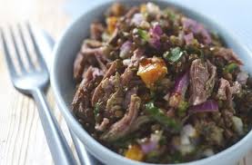 Langue de boeuf posted by kame on 08/09/2013 at 20:12 miam, salé. Recette De Salade De Boeuf Aux Lentilles