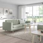 MORABO Sofa, Gunnared light green/wood Ikea