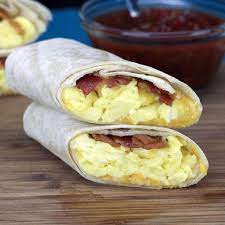 Breakfast Tortilla Wrap Brunch Recipes Recipes Bacon Brunch