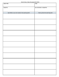 Graphic organizers are particularly useful in supporting literacy skill development in students with learning disabilities because as visual tools, they reduce the you'll also find blank printable templates like graph paper, dot arrays, and other useful tools. Graphic Organizer Template To Teach Note Taking In Social Studies Classes