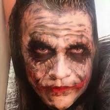 Heath Ledger As The Joker Tatoo Joker Tattoo Movie Tattoos Joker Tattoo Design