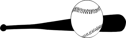 Bat ball clipart black and white. Softball Bat Cliparts Cliparts Zone