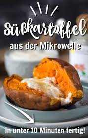 Blitzschnelle Susskartoffel Aus Der Mikrowelle Mit Jogurt Honig Und Zimt Sehr Lecker Sattigend Gesund Und Kalorienarm Su Rezepte Lecker Lebensmittel Essen