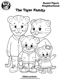 Daniel Tiger Coloring Pages Best Coloring Pages For Kids Daniel Tiger S Neighborhood Daniel Tiger Family Coloring Pages