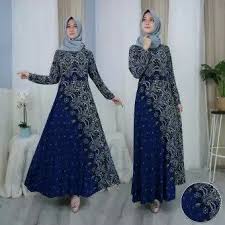 Model Gamis Batik Elegan Dan Mewah Long Sleeve Dress Fashion Dresses