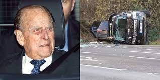 The duke of edinburgh, who was driving at the time, was not injured in the nasty crash near babingley which left his range rover on its sidesun subscribers. Prince Philip S Astonishing Escape After Car Wreck Described By Witness