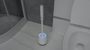 Features air dryer temperature levels: Powered Bathroom Cleaning Devices Smart Toilet Brush