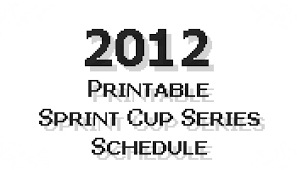 Nascar 2011 sprint cup series schedule. 2012 Printable Nascar Sprint Cup Series Schedule Ifantasyrace Com
